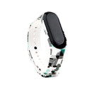 Correa para Xiaomi Mi Band 4 3 5 6 correa de reloj Creative graffiti estilo pulsera de silicona reemplazo para XiaoMi band 4 5 pulsera