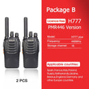 Retevis H777 Plus PMR 446 Funk-Walkie-Talkie 1 oder 2 Stück PTT-Walkie-Talkies FRS H777 USB-tragbares PTT-Funkgerät für die Jagd