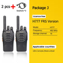 Retevis H777 Plus PMR 446 Funk-Walkie-Talkie 1 oder 2 Stück PTT-Walkie-Talkies FRS H777 USB-tragbares PTT-Funkgerät für die Jagd