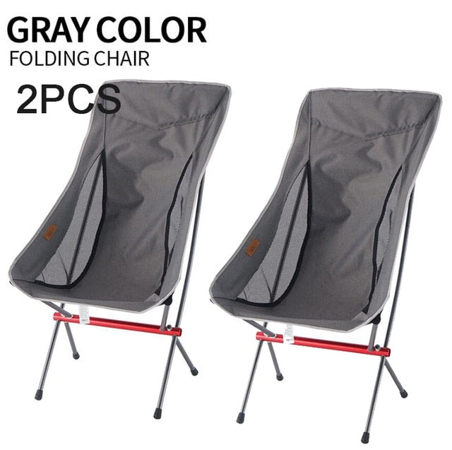 2 TEILE/LOS Ultraleichter Tragbarer Klappstuhl Outdoor Camping Angeln Stühle Home Picknickstuhl BBQ Faltbare Sitzwerkzeuge