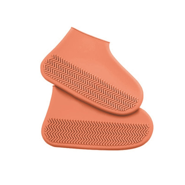 Cubierta impermeable para zapatos Material de silicona Protectores de zapatos unisex Botas de lluvia para interiores y exteriores Días lluviosos
