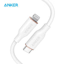 Anker Powerline III Flow, USB C auf Lightning Kabel für iPhone 12 Pro Max / 12/11 Pro/X/XS/XR / 8 Plus, AirPods, (3 ft)