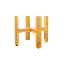 Pflanzenständer aus Holz, langlebig, Blumentopfhalter, Heimdekoration, Boden, vierbeiniger Blumenständer, Holzregal, fleischiger Blumentopf