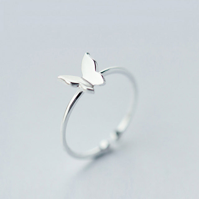 Einfache Mode Silber Farbe Feder Delphin Einstellbarer Ring Exquisiter Schmuck Ring Für Frauen Party Hochzeit Verlobungsgeschenk