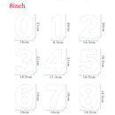 6/8/10 Zoll PET 0-8 Zahlen Kuchenform Sets Kuchendekorationswerkzeuge Confeitaria Maker DIY Geburtstagstorte Design Backformen Gebäckwerkzeuge