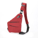 Herren Persönliche Tasche Umhängetasche Wasserdichte Fahrrad Diebstahl Crossbody Brusttasche Lässig Radfahren Sport Umhängetasche Protable