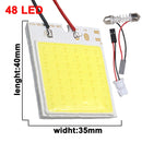 1 STÜCKE C5W LED Birne C10W Soffitte 31mm 36mm 39mm 42mm T10 W5W LED Licht COB 12V 6500K Weiß Autoinnenkuppel Lesekofferraumlampen