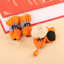 4 Stück rutschfeste Welpenschuhe Haustierschutz mit weichen Sohlen Haustier-Hundeschuhe Winter wasserdichte Prewalkers Soft Supplies Pet Paw Care