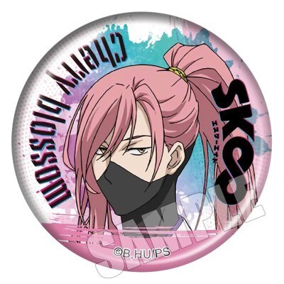 Anime SK8 The Infinity Cosplay Miya RekI Snow Cherry Blossom Badges Kawaii Brooch Pins Gifts For Boys Girls