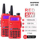 BaoFeng UV 5R Walkie Talkie Radiosender Comunicador UV-5R HAM Transceiver Dual-Band Intercom Handheld Talkie Walkie UV82