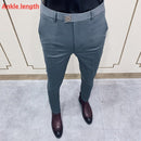 Frühling 2020 Neue Herren Anzughose Mode Business Casual Dünne Kleidhose Herren Street Wear Soziale Formale Pantalon Kleidung