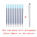 1 Set Stoffmarker Bleistift Fade Out zum Zeichnen von Linien Verschwindende Marker Stifte PP Mehrzweck DIY Craft Nähzubehör