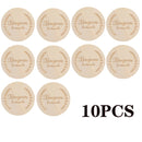 Hölzerner Baby-Monats-Meilenstein-Karte Neugeborener Geburts-Monat-Geburtstags-Meilenstein-hölzerner Beißring-Baby-Kind-Fotografie-Requisiten-Spielzeug