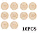 Hölzerner Baby-Monats-Meilenstein-Karte Neugeborener Geburts-Monat-Geburtstags-Meilenstein-hölzerner Beißring-Baby-Kind-Fotografie-Requisiten-Spielzeug