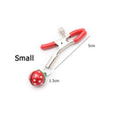 Schwarze und rosa Frau, sexy verstellbare Nippelklemme, Brust, Bdsm, kleine Glocke, erwachsener Fetisch, flirten, necken, Sexspielzeug für Paare