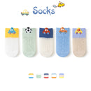 5 Paare / Los Kinder Baumwollsocken Junge Mädchen Baby Kleinkind Ultradünne Mode Atmungsaktive Feste Netzsocken Für Sommer 1-12T Teenager Kinder