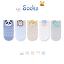5 Paare / Los Kinder Baumwollsocken Junge Mädchen Baby Kleinkind Ultradünne Mode Atmungsaktive Feste Netzsocken Für Sommer 1-12T Teenager Kinder