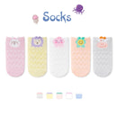 5 Paare / Los Kinder Baumwollsocken Junge Mädchen Baby Kleinkind Ultradünne Mode Atmungsaktive Feste Netzsocken Für Sommer 1-12T Teenager Kinder