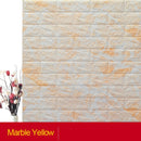 GYEY Selbstklebender, wasserdichter TV-Hintergrund, Backstein-Tapeten, 3D-Wandaufkleber, Wohnzimmer-Tapete, Wandbild, Schlafzimmer, dekorativ