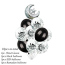 1 Set DIY 10-40cm Eisen Metallring Holzhandwerk Girlande Blumen für Eid Mubarak Ramadan Party Dekoration Geschenk Hochzeit Home Decor