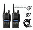 2021 neu 2 Stück 10 W 4800 mAh BaoFeng UV-9R plus Funkgerät VHF UHF tragbares CB-Funkgerät Wasserdichtes Walkie-Talkie UV 9R plus
