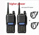 2021 neu 2 Stück 10 W 4800 mAh BaoFeng UV-9R plus Funkgerät VHF UHF tragbares CB-Funkgerät Wasserdichtes Walkie-Talkie UV 9R plus