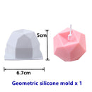 DIY Wachskerze Silikonformen Sojawachs Kerzenform für Handwerk Aromatherapie Gips 3D Harzform handgemachte Kerzenhalter Seifenform