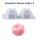 DIY Wachskerze Silikonformen Sojawachs Kerzenform für Handwerk Aromatherapie Gips 3D Harzform handgemachte Kerzenhalter Seifenform