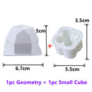 DIY Wachskerze Silikonformen Sojawachs Kerzenform für Handwerk Aromatherapie Gips 3D Harzform handgemachte Kerzenhalter Seifenform