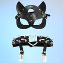 Erotik Sexy Leder Frauen Maske Cosplay Bdsm Fetisch weiblich Halloween Maskenball Fancy Cat Ears Masken Sexspielzeug Zubehör