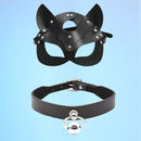 Erotik Sexy Leder Frauen Maske Cosplay Bdsm Fetisch weiblich Halloween Maskenball Fancy Cat Ears Masken Sexspielzeug Zubehör