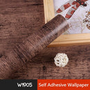 Papel tapiz autoadhesivo de grano de madera de 5M/10M, vinilo impermeable de PVC, armario de cocina, renovación de muebles, pegatina de pared para puerta