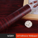 Papel tapiz autoadhesivo de grano de madera de 5M/10M, vinilo impermeable de PVC, armario de cocina, renovación de muebles, pegatina de pared para puerta