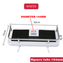 Dusch-Aufbewahrungshalter-Rack Badezimmer-Hebestange-Stütztablett Kein Stanzen ABS-Organisator-Badezimmer-Regal