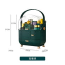 Transparent Cosmetic Storage Box Makeup Drawer Organizer Jewelry Nail Polish Make Up Container Desktop Beauty Storage Case