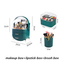 Transparent Cosmetic Storage Box Makeup Drawer Organizer Jewelry Nail Polish Make Up Container Desktop Beauty Storage Case