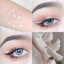 1PC Cute Matte Silver Liquid Eyeliner Long-lasting Non-smudge Waterproof Makeup White Blue Eyeliner Pen Eyes Cosmetics TSLM2