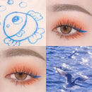 1PC Cute Matte Silver Liquid Eyeliner Long-lasting Non-smudge Waterproof Makeup White Blue Eyeliner Pen Eyes Cosmetics TSLM2