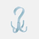 Toalleros de 2 tamaños sobre puerta de armario de cocina toallero barra soporte colgante estante de baño organizador para el hogar gancho de pared largo