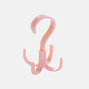 Toalleros de 2 tamaños sobre puerta de armario de cocina toallero barra soporte colgante estante de baño organizador para el hogar gancho de pared largo