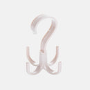 Toalleros de 2 tamaños sobre puerta de armario de cocina toallero barra soporte colgante estante de baño organizador para el hogar gancho de pared largo