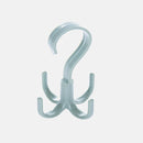 Toalleros de 2 tamaños sobre puerta de armario de cocina toallero barra soporte colgante estante de baño organizador para el hogar gancho de pared largo