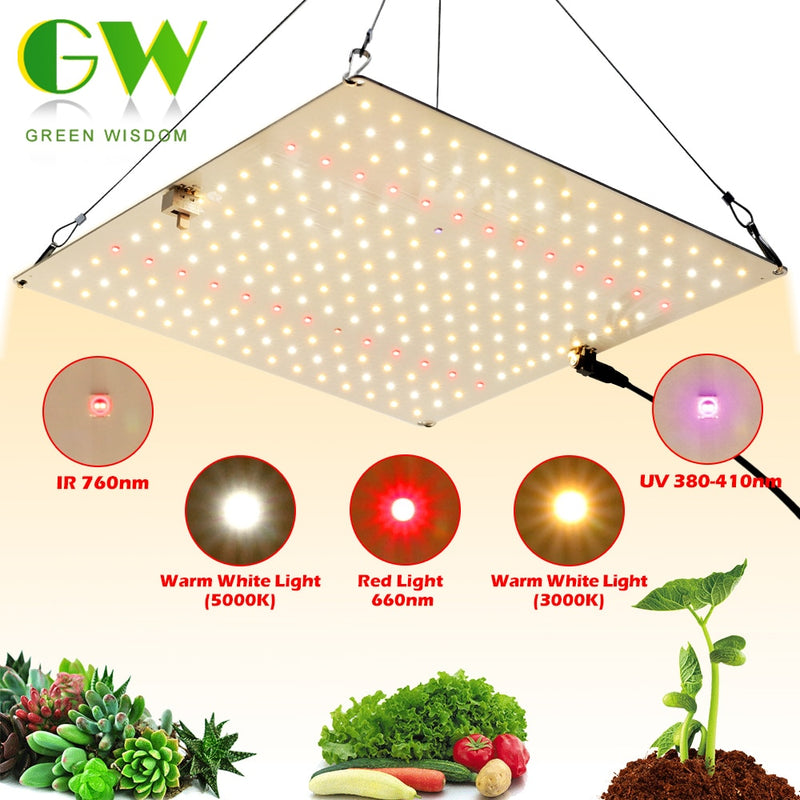 Samsung LM281B Quantum LED Grow Light UV&amp;IR Chip 650W Vollspektrum-Phyto-Lampe für Zimmerpflanzen, Gemüse, Blumen, Hydroponik-System
