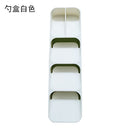 YOMDID Besteckablage Messerhalter Geschirr Organizer Löffel Gabel Aufbewahrungsbox Kunststoffbehälter Plateau Messerblockhalter