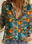 Damenhemden, lässige Langarmblusen, Blusen in großen Größen