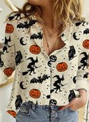 Damenhemden, lässige Langarmblusen, Blusen in großen Größen