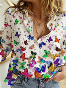 Damenhemden, lässige Langarmblusen, Blusen in großen Größen