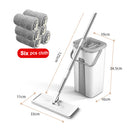 Mop Magic Floor Squeeze Squeeze Mop mit Eimer Flacheimer Drehmopp zum Waschen von Böden Haus Hausreinigung Reiniger einfach 2020neu