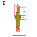 Metal Adapter Foam Nozzle Foam Generator Foam Gun High Pressure Washer Soap Foamer for Nilfisk Karcher Huter Elitech Lavor