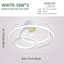 Lámpara de ventilador de techo LED Lámpara de techo minimalista moderna Comedor Dormitorio Lámpara de sala de estar Luz de ventilador redonda